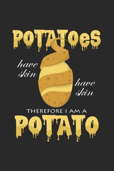 I am a potato: 6x9 Potato | blank with numbers paper | notebook | notes