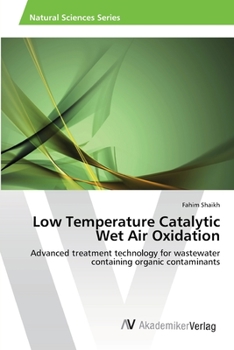 Paperback Low Temperature Catalytic Wet Air Oxidation Book