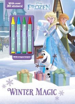 Paperback Disney Frozen Winter Magic (Color & Activity with Crayons) Book