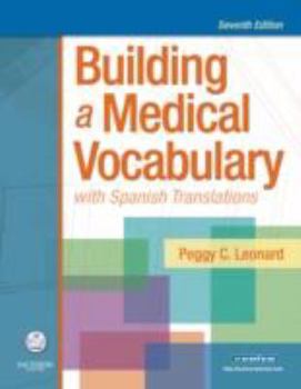 Paperback Building a Medical Vocabulary: With Spanish Translations [With CDROM] Book