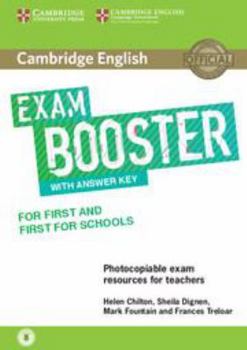 Paperback Cambridge English Exam Booster for First and First for Schools with Answer Key with Audio: Photocopiable Exam Resources for Teachers Book