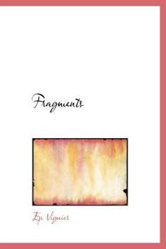 Hardcover Fragments [French] Book