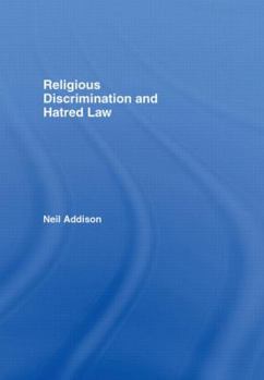 Hardcover Religious Discrimination and Hatred Law Book