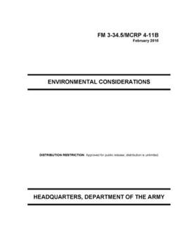 Paperback FM 3-34.5 Environmental Considerations Book