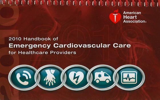 Spiral-bound Handbook of Emergency Cardiovascular Care for Healthcare Providers Book
