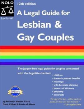 Paperback A Legal Guide for Lesbian and Gay Couples Book