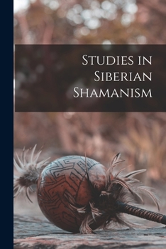 Paperback Studies in Siberian Shamanism Book