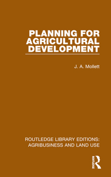 Paperback Planning for Agricultural Development Book
