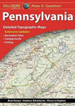 Map Delorme Atlas & Gazetteer: Pennsylvania Book