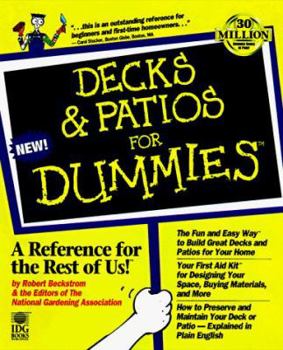 Paperback Decks and Patios for Dummies Book