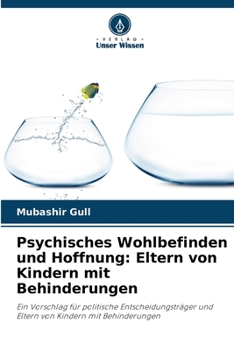 Paperback Psychisches Wohlbefinden und Hoffnung: Eltern von Kindern mit Behinderungen [German] Book
