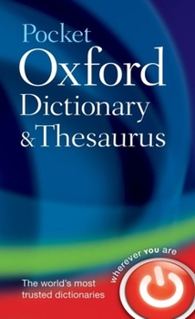 Hardcover Pocket Oxford Dictionary and Thesaurus Book