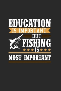 Education Is Important But Fishing Is Most Important: Gran Calendario Para Cada Pescador Y Peque�o Disc�pulo. Ideal Para Introducir Sus Fechas De Pesca