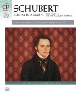 Paperback Schubert -- Rondo in a Major, Op. 107, D. 951: Book & CD Book