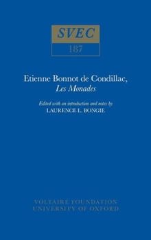 Hardcover Etienne Bonnot de Condillac, 'Les Monades' Book