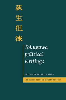 Paperback Tokugawa Political Writings Book