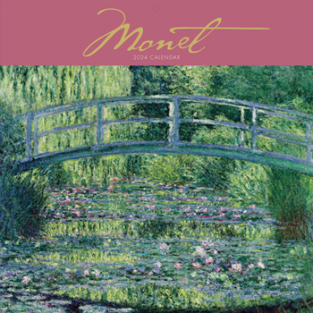 2024 Monet Wall Calendar
