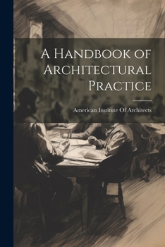 Paperback A Handbook of Architectural Practice Book