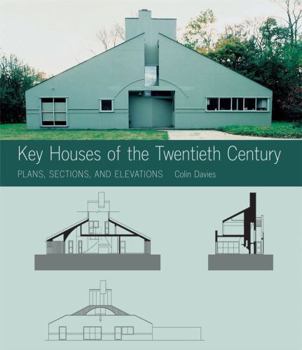 Paperback Key Houses of the Twentieth Century: Plans, Sections and Elevations [With CDROM] Book