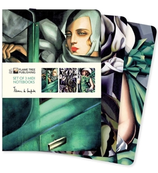 Misc. Tamara de Lempicka Set of 3 MIDI Notebooks Book