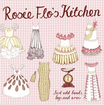 Paperback Rosie Flo's Kitchen Coloring Book