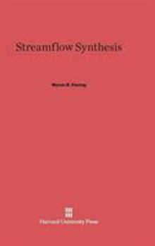 Hardcover Streamflow Synthesis Book