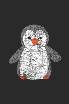 Penguin Mosaic: Graph Paper Notebook (6" x 9" - 120 pages) ~ Animal Mosaic Themed Notebook for Daily Journal, Diary, Gift