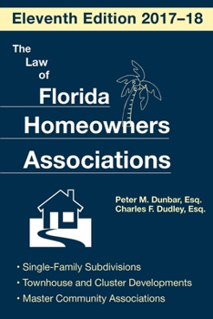 Paperback Law of Florida Homeowners Association Book