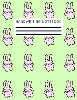 Paperback Handwriting Notebook: Handwriting Composition Notebook Book