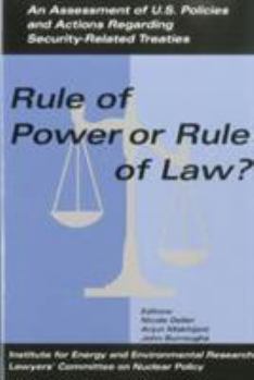 Paperback Rule of Power or Rule of Law? Book