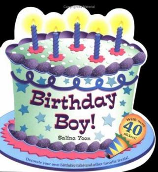 Board book Birthday Boy! [With 40 Reusable Stickers] Book