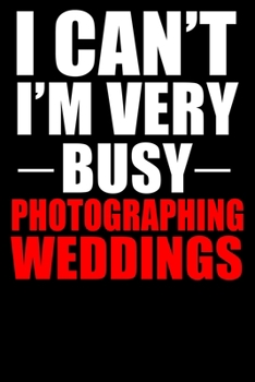 Paperback Wedding Photographer: Dot Grid Journal, Photographer's Notebook (Size 6x9) with 120 Pages Book