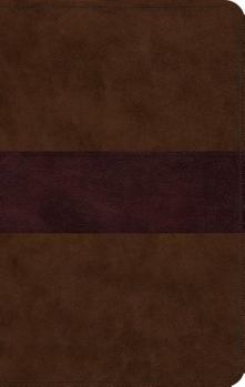 Paperback ESV Large Print Thinline Bible (Trutone, Chocolate/Plum, Trail Design) [Large Print] Book