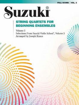 Paperback String Quartets for Beginning Ensembles, Vol 3 Book