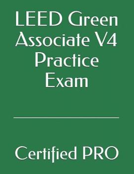 Paperback Leed Green Associate V4 Practice Exam Book