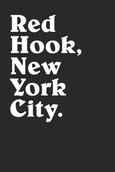 Retro Style Red Hook Brooklyn NYC Journal 120 Page Notebook