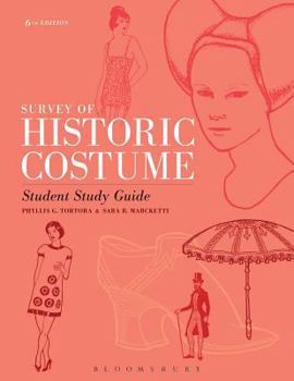 Paperback Survey of Historic Costume Student Study Guide Book