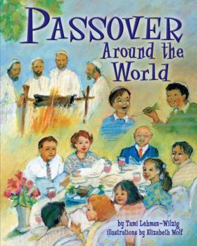 Library Binding Passover Around the World Book