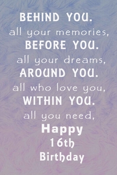 Paperback Behind You All Your Memories Before You All Your Dreams Happy Birthday: Lined Journal / Notebook - Rose Gold 11th Birthday Gift For Women - Fun And Pr Book