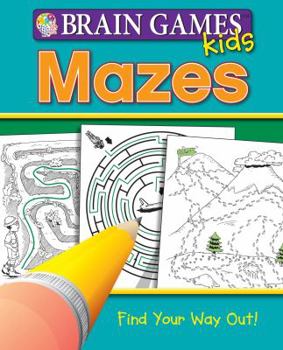 Paperback Brain Games Kids Mazes Book