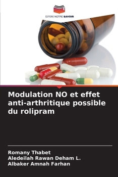 Paperback Modulation NO et effet anti-arthritique possible du rolipram [French] Book