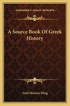 Paperback A Source Book Of Greek History Book