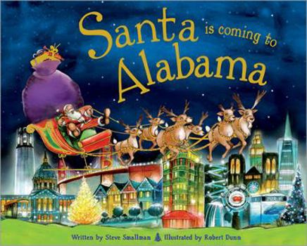 Hardcover Santa Is Coming to Alabama Book
