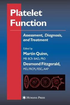 Paperback Platelet Function: Assessment, Diagnosis, and Treatment Book