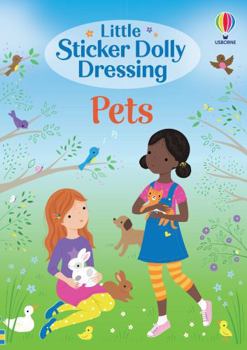 Paperback Little Sticker Dolly Dressing Pets: 1 Book