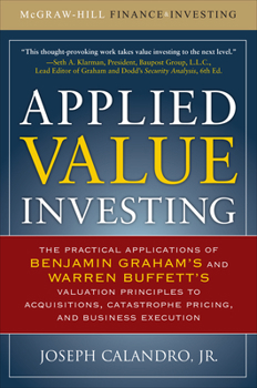 Paperback Applied Value Investing (Pb) Book