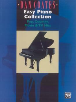 Paperback Dan Coates Easy Piano Collection: Pop, Country, Movie & TV Hits Book