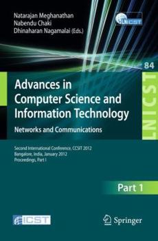 Paperback Advances in Computer Science and Information Technology. Networks and Communications: Second International Conference, Ccsit 2012, Bangalore, India, J Book