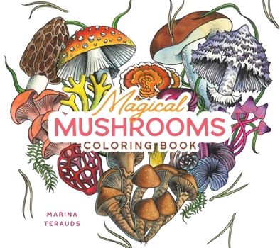 Paperback Magical Mushrooms Coloring Book