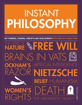 Paperback Instant Philosophy: Key Discoveries, Developments, Movements and Concepts Book